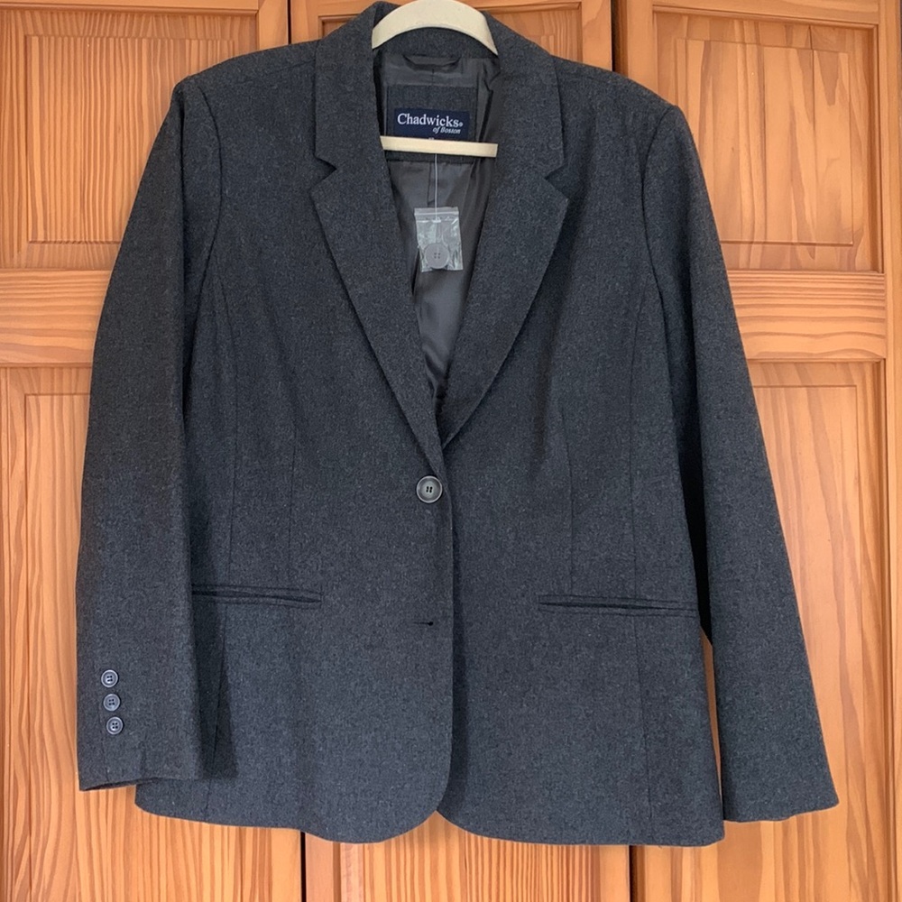 Chadwick’s Grey wool blazer